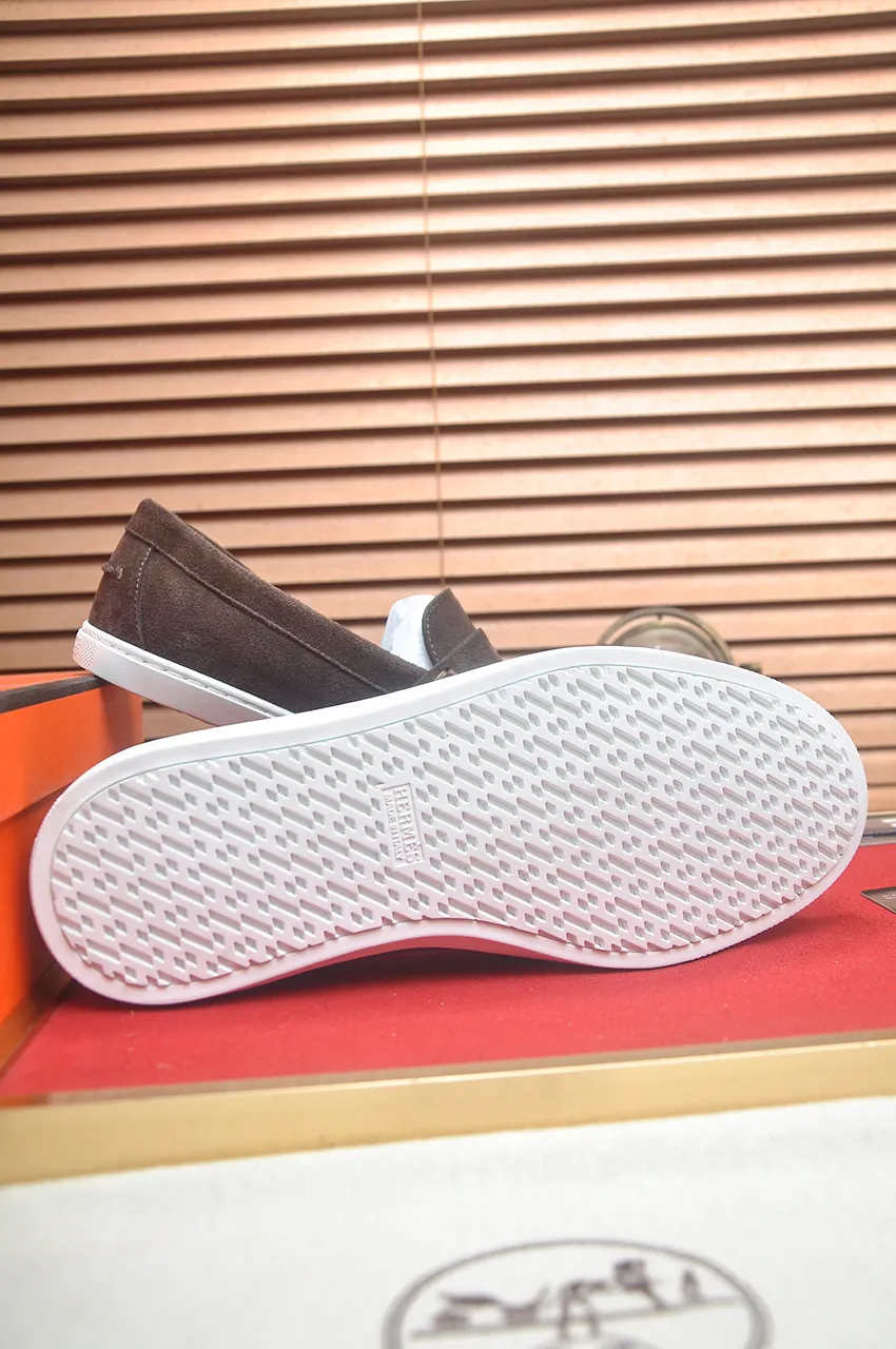 Men's shoes💰540💶[HERMES] (cowhide lining)🍀Italian top luxury🍀He does not pursue novel styles and gorgeous colors, but attracts the favor of successful men with his flawless, elegant and classic style. Formal leather shoes This very comfortable, simple and stable style allows you to easily match any style! The pattern is absolutely 1:1 refined from the original case, and we strive for excellence in materials, imported cowhide + cowhide lining💪💪💪extraordinary texture👍! .Code number: 39-45 (45 customized)